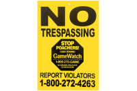 No Trespassing Sign